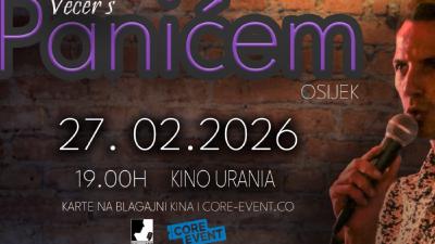 Image VEČER S PANIĆEM – Ivan Panić u Kinu Urania 27.2.2026. u 19 sati