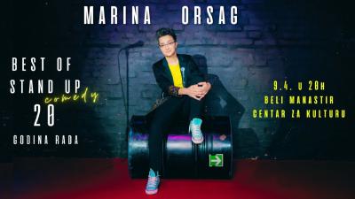 Image Marina Orsag Best of stand up 20 godina karijere @ CZK Beli Manastir