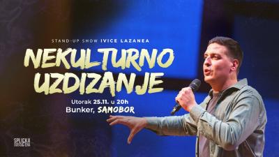 Image Samobor: "Nekulturno uzdizanje" - stand-up show Ivice Lazanea