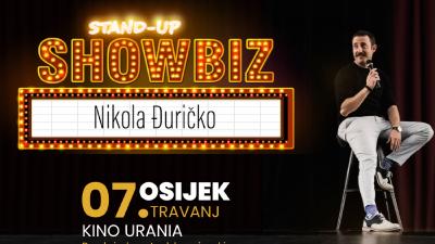 Image 🎤 Nikola Đuričko – STAND UP SHOW “SHOWBIZ” kino Urania 7.4.2026. u 19 sati