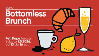 Image BURO. Bottomless Brunch // Peti Kupe terasa  // 9.5.2026. od 13 do 16 sati