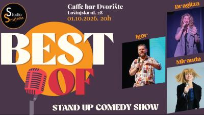 Image Stand up comedy show Best of by Studio Smijeha @Caffe bar Dvorište