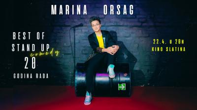 Image Marina Orsag Best of stand up 20 godina karijere @ Kino Slatina