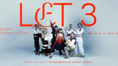 Image LET 3 U TVORNICI KULTURE - 20 GODINA ALBUMA BOMBARDIRANJE SRBIJE I ČAČKA