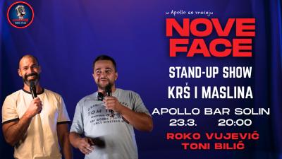 Image STAND UP - Nove Face: Roko Vujević i Toni Bilić - APOLLO BAR, SOLIN