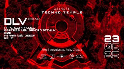 Image ARTNOTE pres TECHNO TEMPLE w/DLV at Fort Bourguignon