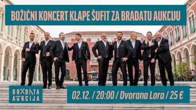 Image Božićni koncert Klape Šufit za Bradatu aukciju