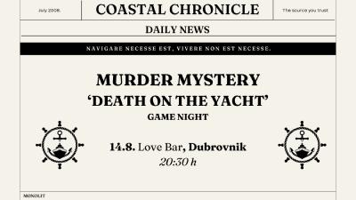 Image Murder Mystery: Death on the Yacht