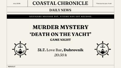 Image Murder Mystery: Death on the Yacht