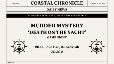 Image Murder Mystery: Death on the Yacht