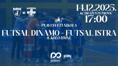 Image PLAVI SVETI NIKOLA: FUTSAL DINAMO - FUTSAL ISTRA
