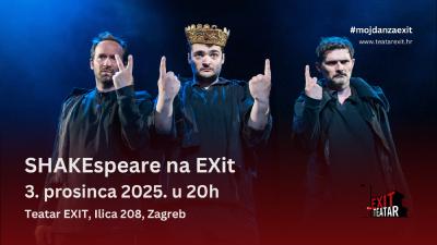 Image SHAKEspeare na EXit - 3.12.2025., Teatar EXIT