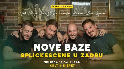 Image RASPRODANO! SplickaScena u Zadru: "Nove baze - standup show"