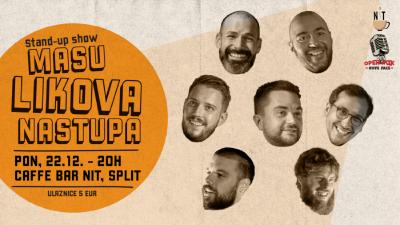 Image STAND UP - Masu likova nastupa - Caffe Bar NIT, Split, Brda