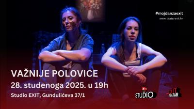Image VAŽNIJE POLOVICE - 28.11.2025., Studio EXIT